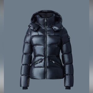 MADALYN lustrous light down jacket with hood for ladies